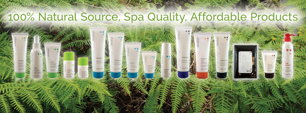 Chorus Supernatural Spa Quality skin care products